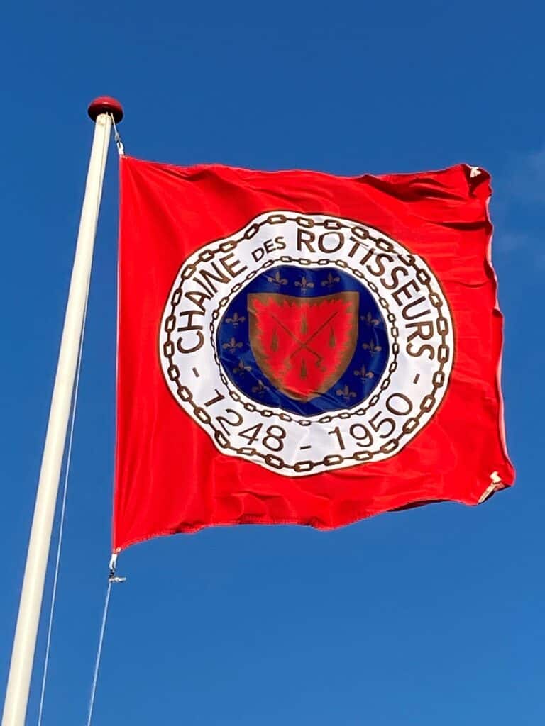 Eine Flagge an einem Mast von Chaine Sylt